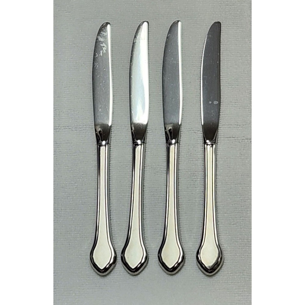 Oneida Summer Mist Stainless‎ 4 Dinner Butter Knives